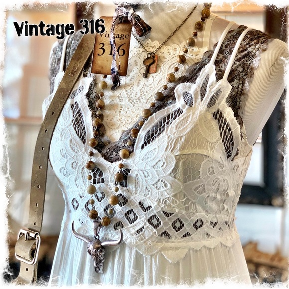 Beaded Longhorn Rosary Necklace - Picture 2 of 4